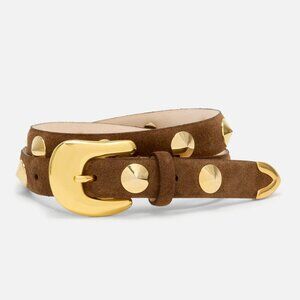Aureum No. 8 Belt in Brown & Gold (Size XS / S)